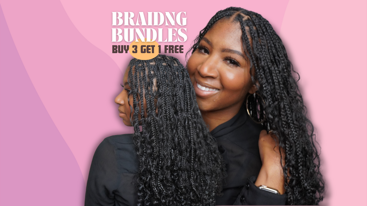 Braid Banner Custom Mixed Colored Braiding Hair – Braidplicity